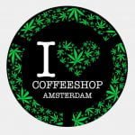 Green leaves I love Coffeeshop Ams Cendrier