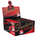 Smoking Deluxe kingsize slim feuilles à rouler + embouts (24pcs/présentoir) Smoking Deluxe King Size Slim Rolling Papers + Tips (24pcs/display)