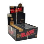 RAW Black kingsize slim papiers à rouler (50pcs/présentoir)