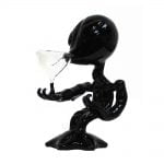 Black Alien Bong en Verre 15cm