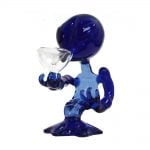 Blue Alien Bong en Verre 15cm