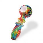 Abstract Fluid Colors Pipe en Verre