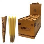 Jumbo King Size Cones Non-Blanchis 3 Cones Par Paquet (24pcs/présentoir)