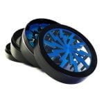 Storm big grinder aluminium bleu 63mm (6pcs/présentoir)