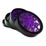 Storm big grinder aluminium violet 63mm (6pcs/présentoir)