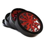 Storm big grinder aluminium rouge 63mm (6pcs/présentoir)