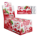 CBD Fraise Chanvre Chewing Gums (24pcs/présentoir)