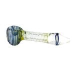 Blue Tornado Pipe en Verre