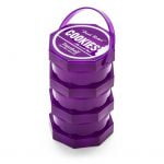 Cookies Pot de Stockage en Violet 3 Parties Normale