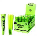 Jumbo King Size Vert Cônes 3 Cônes Par Paquet (24pcs/présentoir)