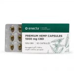 Enecta Premium Extrait de Chanvre 1000mg CBD Gélules