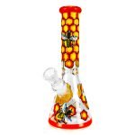 Bee Hive Pro Bong en Verre Artisanal 25cm