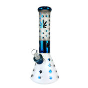 Weed Vuitton Classy Bong en Verre Bleu 32cm