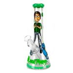 Cartoon Guy Bong en Verre Artisanal 25cm