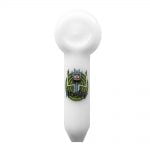 Pipe en Verre Blanche 12cm Cartoons 5