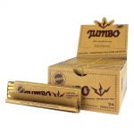 Jumbo Unbleached Papiers à Rouler avec Filtres Préroulés (24pcs/présentoir)