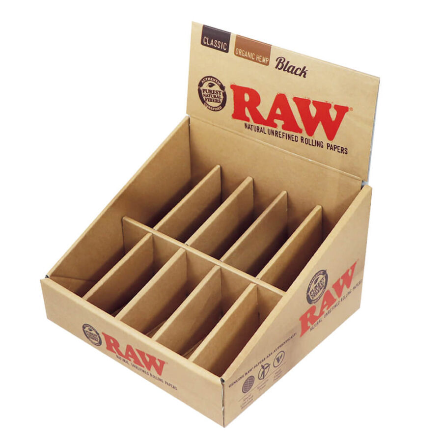 RAW Présentoir en Carton pour Comptoir Petit