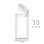 Poptop Transparent Conteneur Plastique Petit 13 Dram - 35mm