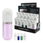 Champ High Pill Pipe en Verre Couleurs Mélangées (12pcs/présentoir)