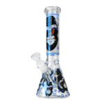 Brille dans le Noir Bong Gorilla Verre Triple Épaisseur Bleu 25cm