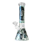 Brille dans le Noir Bong Gorilla Verre Triple Épaisseur Vert 25cm