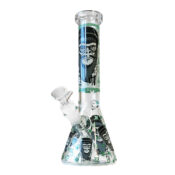 Brille dans le Noir Bong Gorilla Verre Triple Épaisseur Vert 25cm