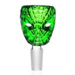 Spider Face Green Bong Bol en Verre 18mm