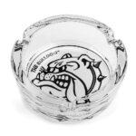 The Bulldog Original Cendrier Verre Blanche