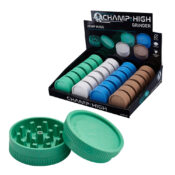 Grinder Biodégradable en Chanvre Couleurs Mixtes (24pcs/présentoir)