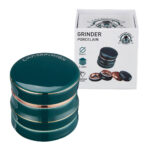 Champ High Porcelain Grinder Vert 4 Pieces - 63mm