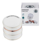 Champ High Porcelain Grinder Blanc 4 Pieces - 63mm