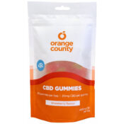 Orange County CBD Small Tube Gummies Strawberries 400mg CBD 125g