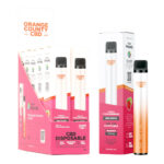 Orange County CBD 3ml Stylo Vape Jetable 250 CBD + 250mg CBG Sour Apple (10pcs/présentoir)