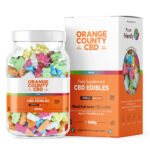 Orange County CBD Grand Bocal de Bonbons en Bears 1600mg CBD 500g