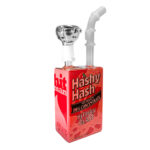 Hashy Hash Juice Bong en verre 19cm