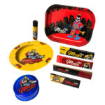 Monkey King Try Kit Plateau à Rouler avec Grinder, Papiers, Filtre et Briquet