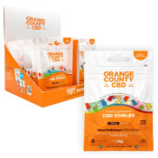 Orange County CBD Mini Sachet de Bonbons en Bears 100mg CBD 25g (20pcs/présentoir)