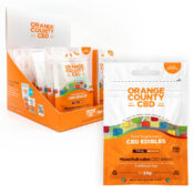 Orange County CBD Mini Sachet de Bonbons en Cube 100mg CBD 25g (20pcs/presentoir)