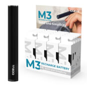 CCELL M3 Vape Pen Batterie Noir Standard 510 Filetage (20pcs/présentoir)