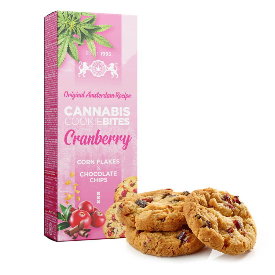 Haze Chanvre Cranberry Chip Biscuits 135g (12paquets/display)