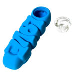 Love Pipe Silicone Bleu 12cm