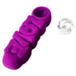 Love Pipe Silicone Violet 12cm