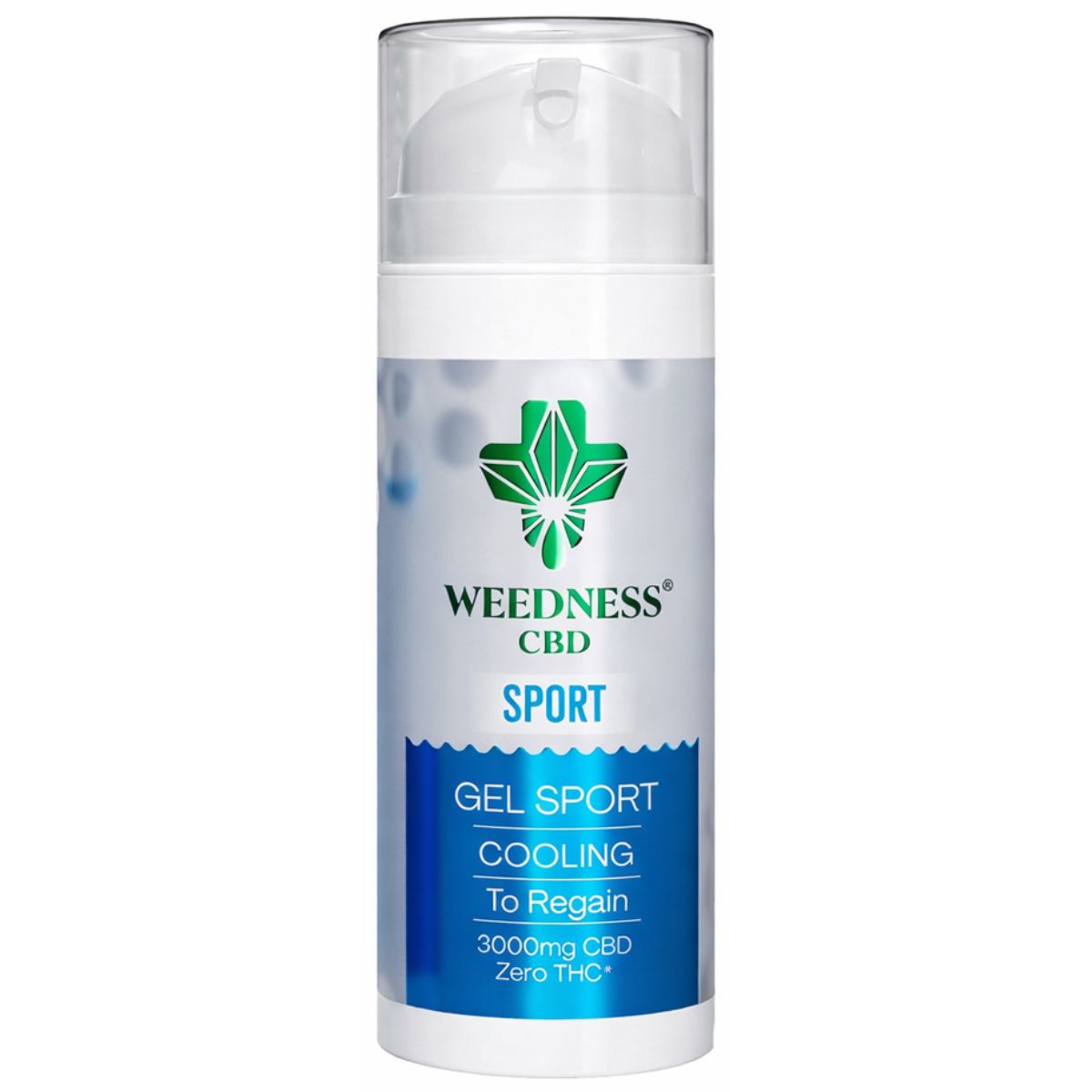 Weedness Gel Rafraîchissant Sport 3000mg CBD (100ml) Weedness Cooling Gel Sport 3000mg CBD 100ml