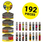 Clipper Briquets Astro Skulls + Carrousel Gratuit (192pcs/présentoir)