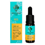 Weedness CBD Huile Bacon pour Petits Chiens 3% CBD (10ml)