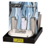 Clipper The Bulldog Silver Metal LightersGiftbox