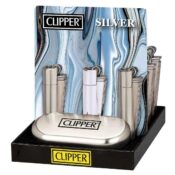 Clipper The Bulldog Silver Metal LightersGiftbox