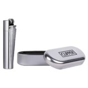 Clipper The Bulldog Silver Metal LightersGiftbox 3