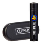 Clipper The Bulldog Briquets en Métal Noir Mat