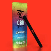 Kush CBD Puff Jetable Zkittles 200mg CBD (10pcs/boite)